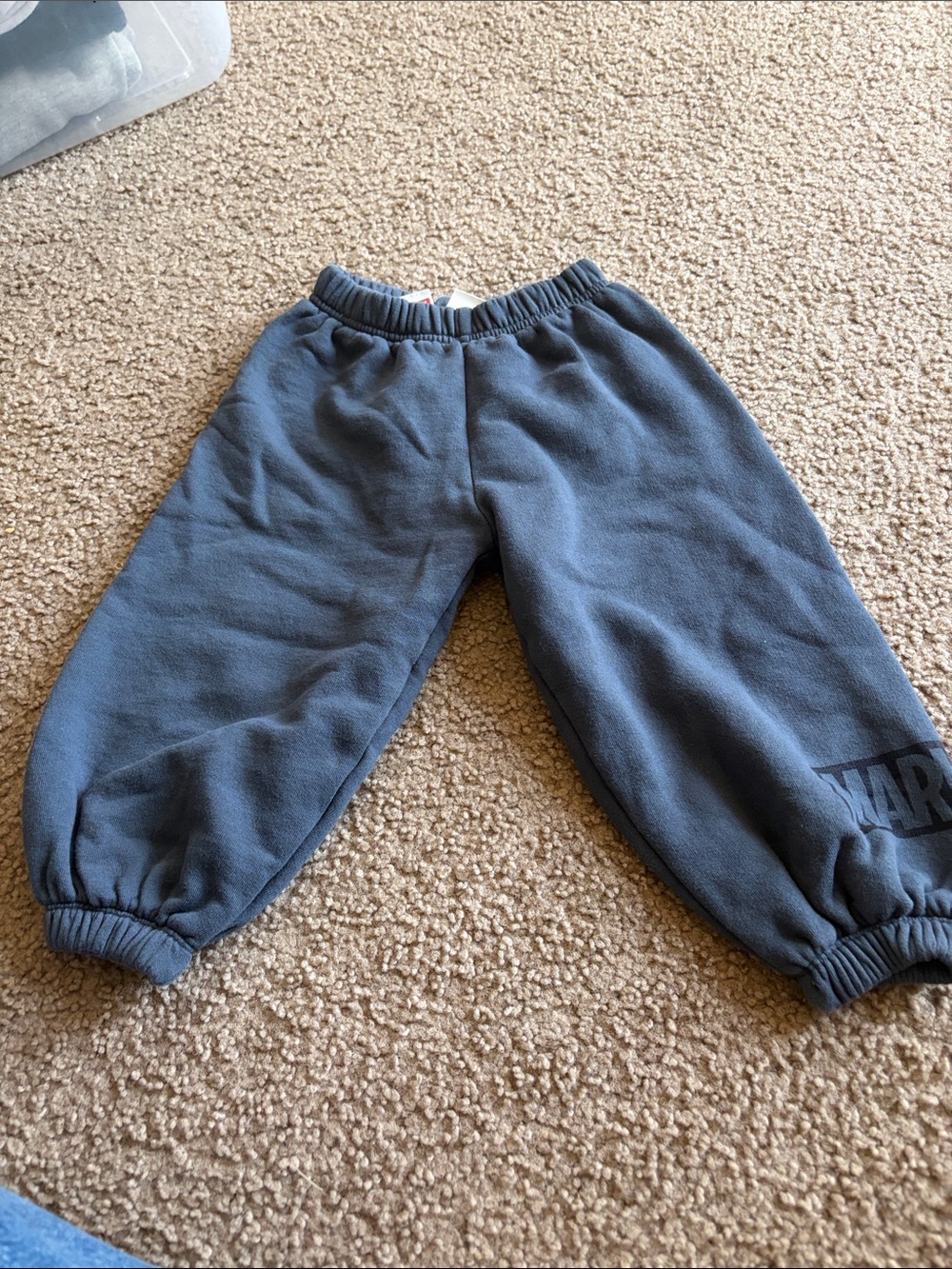 B73 Zara X Marvel Navy Blue Jogger Sweatpants, 4t